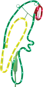 MING'S MARK INC 8080123 LED DECO ROPE LIGHT 18" PARROT